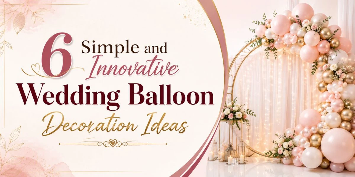 6 Simple and Innovative Wedding Balloon Decoration Ideas